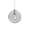 Besa Lighting Maestro 8 Cord Pendant, Clear, Satin Nickel Finish, 1x60W Medium base 1JT-MAESTRO8CL-SN - alternate 1